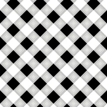 Lumberjack plaid. Scottish pattern in white and black cage. Scottish cage Stock Illustration