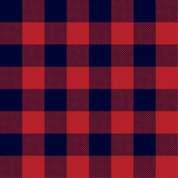 Lumberjack Plaid Seamless Pattern Vector Illustration Stock Illustration