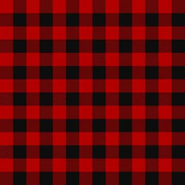 Lumberjack seamless plaid pattern Stock Illustration