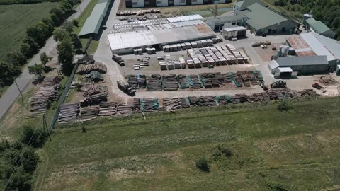 Lumberyard Logistics Video stock 316584742