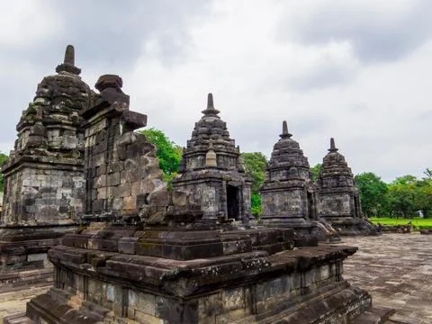 Lumbung Temple, Prambanan, Java, Indonesia Stock Photos