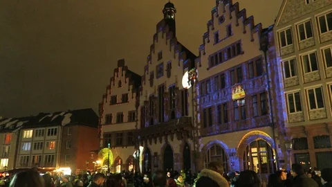 Luminale on Romerberg Video stock 88501411