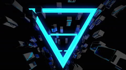 Luminescence fly Stock Footage 61137966