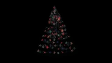 Luminescence of multi-colored fires Video stock 69743380