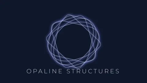 Luminescent geometric structure overlay: Futuristic digital network design .. Stock Footage 337655992