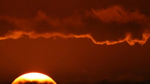 Luminosity sky from sun between clouds Stock Footage 104755153