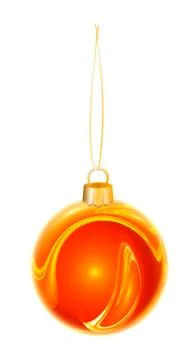 Luminosity xmas red ball Illustrazione stock
