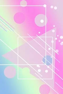 Luminous abstract background with overlapping outlined squares, diagonal li.. 스톡 일러스트