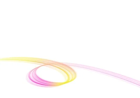 Luminous abstract trace. Wave of light. Stock Illustration