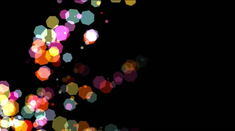 Luminous background with bokeh and particles Stock Footage 51719113
