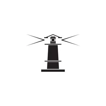 Luminous beacon icon. Elements of beach holidays icon. Premium quality graphic Stock Illustration