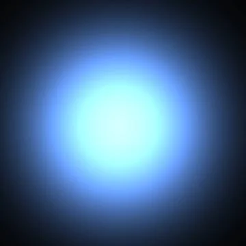 Luminous Blue Light Flare and Soft Glow Effect on Dark Background Stock Illustration
