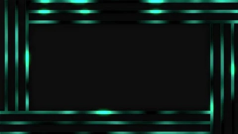 Luminous blue metal frame background. digital, techno.the text space. Stock Footage 276946819