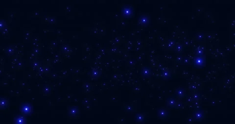 Luminous blue particles Video stock 219411850