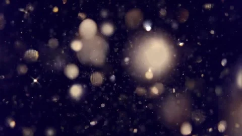 Luminous Bokeh: Floating Glitter &amp; Light Stock Footage 339269169
