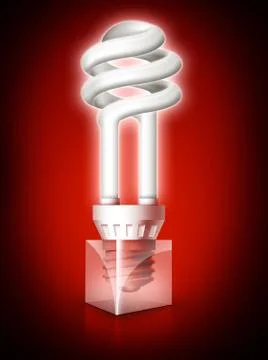 Luminous Bulb Stock Illustration