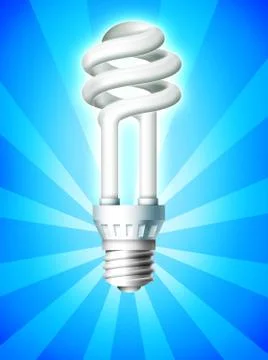 Luminous Bulb Stock Illustration