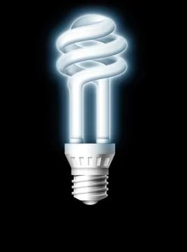 Luminous Bulb Stock Illustration