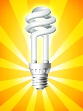 Luminous Bulb Stock Illustration