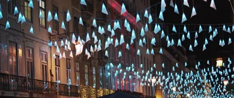 Luminous color changing cones at night Vídeo Stock 150835128