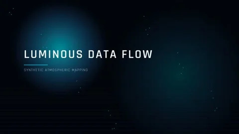 Luminous Data Flow Visualization: Abstract Digital Network Technology Backg.. Stock Footage 336805225
