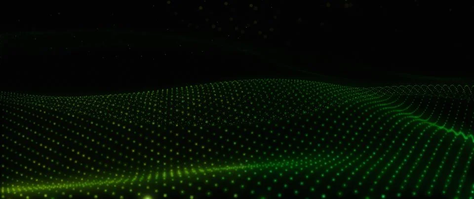 Luminous Digital Plexus: Interconnected Particles and Glowing Lines Ilustración de archivo