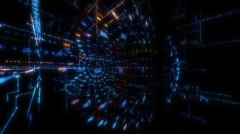 Luminous elements with numbers 库存插图