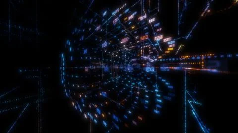 Luminous elements with numbers 库存插图