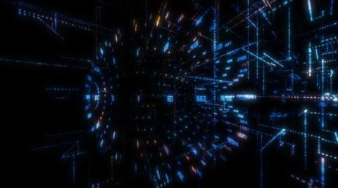 Luminous elements with numbers 库存插图