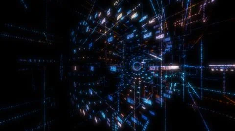 Luminous elements with numbers 库存插图