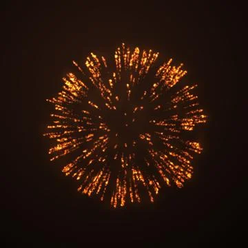 Luminous firework burst Stock Illustration