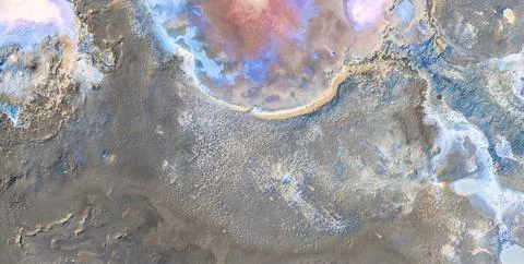 Luminous Flow: Exploring the Magic of Liquid Art in Oil Paint Stock Illustration