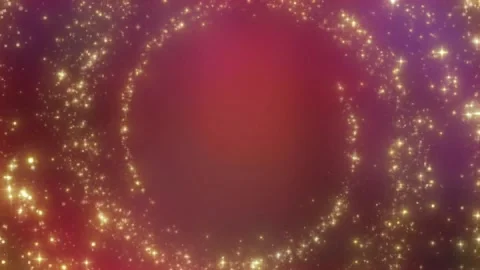 Luminous golden stars on multiple red background 4k resolution Video stock 258508045