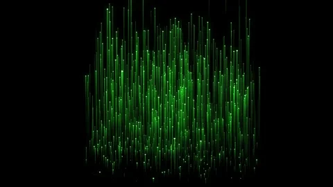Luminous Green Light Rays Video stock 343551637