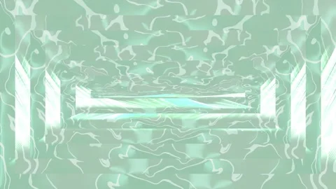 Luminous Isoline Topography and Environmental Data Modeling Tunnel 库存影片 339404887
