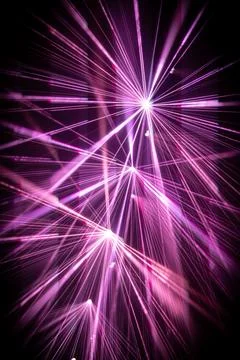 Luminous Laser Symphony Stock Photos