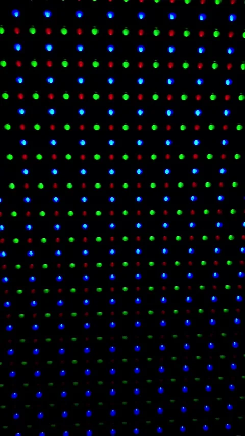 Luminous LED Screen Elements technology Stock Footage 270831431