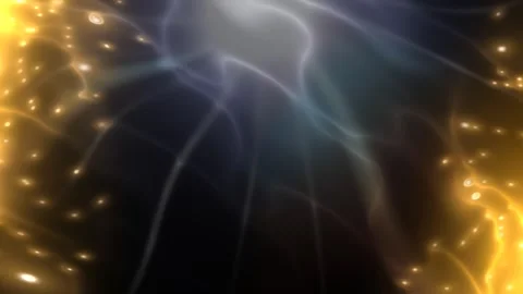 Luminous light beams radiating from glowing central core, expanding with et.. Vídeos de archivo 311548363
