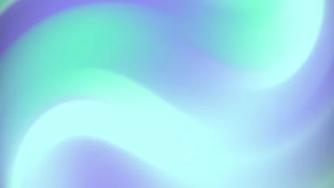 Luminous light blue and lavender swirling shapes gently undulate in a soft glow Stock Footage 294659934