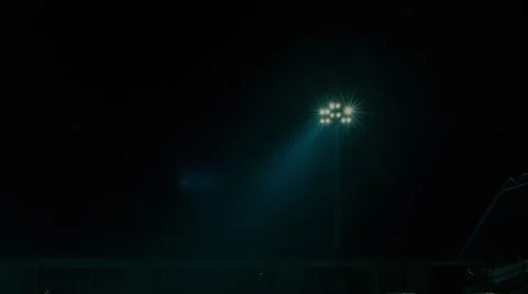 Luminous lights in the night Stock Footage 62681790