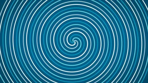 Luminous lines and curves circulate smoothly. Rotation and circulation Illustrazione stock