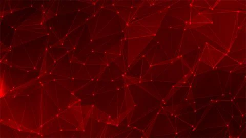 Luminous lines and dots form a digital plexus. Background is amorphous. bro.. Stock Photos