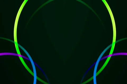 Luminous lines in circular pattern Stock Illustration