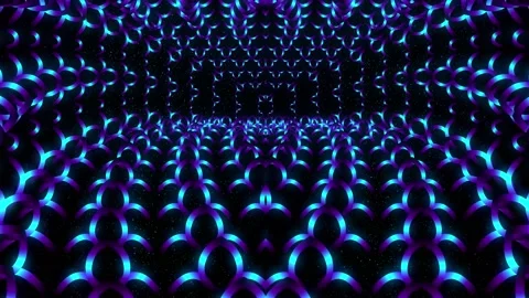 Luminous Link Fractal Stock Footage 139688476