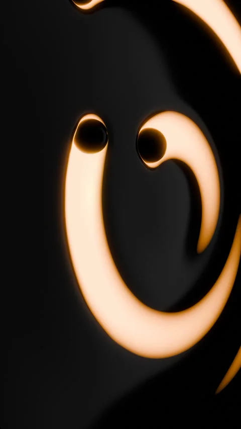 Luminous marbles rolling on a spiral track Stock Footage 319408401