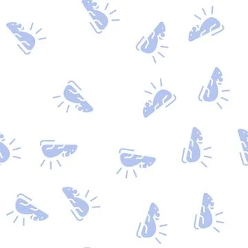 Luminous mouse glyph icon vector isolated illustration Stock Illustration