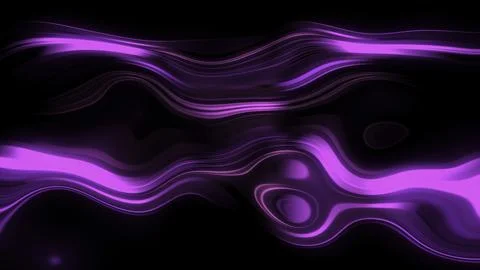 Luminous pattern with wavy lines and shimmer. Motion. Stylish pattern with neon Stock Illustration
