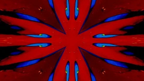 Luminous Patterns Vibrant Kaleidoscope Visual Effects Video stock 273556387