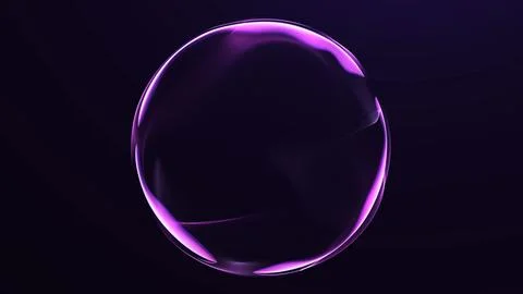 Luminous purple orb ring on a deep dark background, a sleek futuristic abst.. 스톡 일러스트