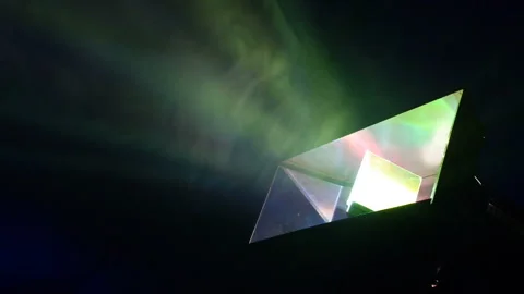 Luminous rays of different colors Stock Footage 89153277